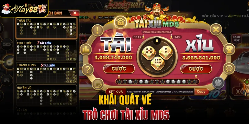 Khái quát về trò chơi tài xỉu md5