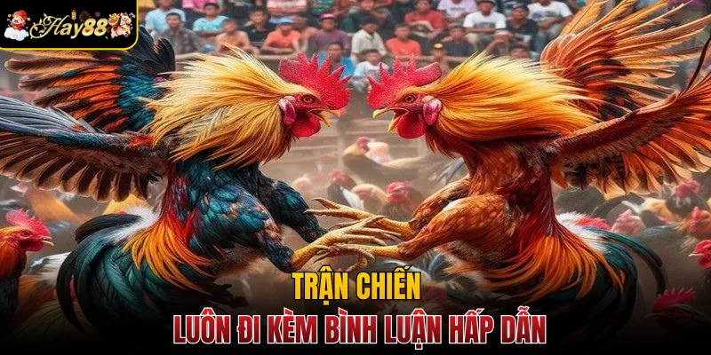 Trận chiến luôn đi kèm bình luận hấp dẫn